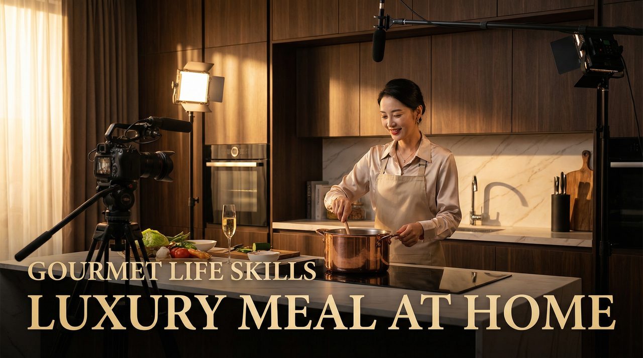 糖心Vlog美食视频教程 - 高端家庭烹饪生活技能视频演示