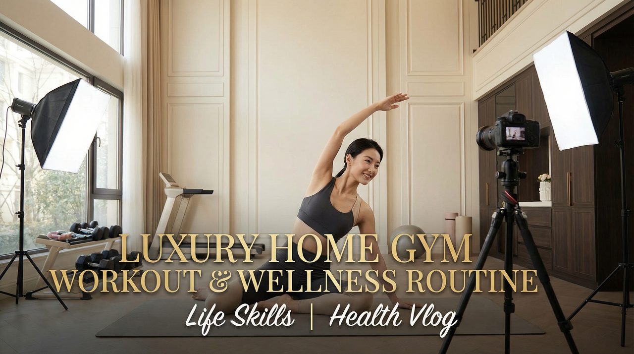 糖心Vlog健身视频教学 - 居家健身生活技能视频教程