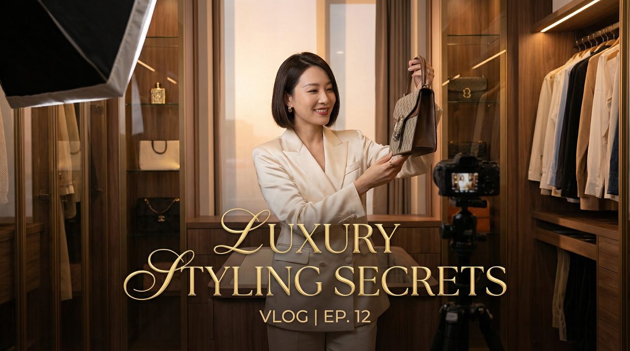 糖心Vlog时尚穿搭视频教程 - 奢华时尚生活技能视频演示